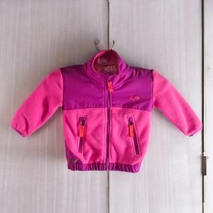 Champion Girls Pink Fleece Purple Trim VentureWarm Pink Jacket 12 Months